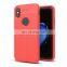 Fashion Litchi Texture Soft TPU Back Cover for iPhone 8 Phone Case