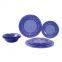 Hammered Round shape melamine dinnerware set