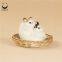 ITZZZ Lifelike Plush Furry Sitting Cat Realistic Pet Animal Figurine Home Decor Life Size Cat Model