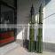Mechanical telescopic pole for lamps cameras antennas