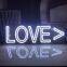 Neon Sign for Warmly Lighting Normal Letter Advertising Neon Light Sign Decor