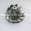 TD05H 52.56/80.00mm 7+7 Blades High Performance Point Milling Turbocharger Milling/aluminum 2618/billet Compressor Wheel