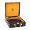 Luxury Perfume Bottle Black Leather Box Packaging With Custom Logo