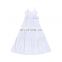 2019 Fashional White Braces Design And Beauty Charming Baby Girls Piece Dresses For Girls Party Wear