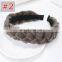 brand new Wholesale Custom Hair Accessories Fashion Winter Knitting Wool Hairband Plain Braid Hair Band Headband For Women