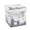 RTS PVC leather home furniture ottoman with storage ottoman folding foot stool