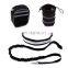 Pet running sports traction set with waist bag reflective plus belt traction rope collar