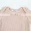 Envelope Short Sleeve Snap Ribbed Organic Cotton Baby Unisex Romper