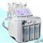 6 in 1 deep cleaning bio lift H2 O2 hydra dermabrasion for skin care /jet scrubber aqua peel machine