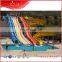 Amusement Slide Water Park 4 Lanes Colorful Rainbow for Youth