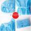 Wholesale AAMI Level 2 Non Woven Pp Pe Gowns Blue Yellow non sterile Full Back Knit Elastic Cuff  Disposable Isolation Gown