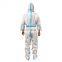 Anti static lightweight medical disposable protective isolation coverall hazmat suit clothing pp PE for personal protection