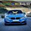 Auto Parts Car Bodykit Full Body Kit Set Upgrad M3 Modified Facelift For BMW 3 Series F30 F35 320i 328i 335i Grille Bumper