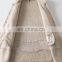 Ladies Winter Sheep Skin Leather Long Coat with Fur