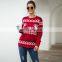 New Ugly Christmas Women's Jacquard Knitwear Long Sleeve Pullover