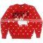 ugly christmas sweater knitting deer patterns Kid knitted Jumpers