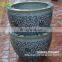 Special large chinese ceramic HAND PAINTED Floral blue and white crackled pots for fish and outdoor aquatic plant
