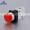 Best Selling JM322EB Control Valve Stainless Steel G1/4 With Lock Push Button Mechanical Pneumatic Valve Supplier