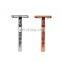 96mm height straight holder personal care double edge safety shaving razor for men