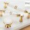 Ceramic Hand Drawer Handle Door Handle European Dresser Wardrobe Furniture Handle & Knob Cabinet Rose Gold , Stock Zinc Alloy