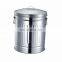 Indoor metal compost bin organic countertop kitchen compost bin powder coating home kitchen compost bin with cover