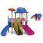 Promotion commercial equipment plastic slides for kids preschool playground toys