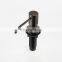 China Factory Modern Hanging Kitchen Hand Sanitizer Manual Soap Sink Liquid Dispenser Stainless Black With Soap Dispenser Pump