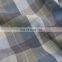 High quality linen color pure linen check fabric women's shirt Fabric women's dress Fabric