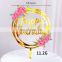 INS Style Flowers Color Printing Acrylic Cake Decoration Plug-in For Kids and Adults Various Cake Decoration Acrylic Cake Topper