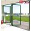 California Building residential project storefront commercial aluminum tempered glass sliding folding doors