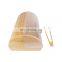 Regular Rustic Farmhouse Style Bamboo Bread Box for Kitchen Counter Bread Storage with Clear Windows