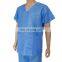 Customized Short Sleeve Disposable Patient hospital Gown