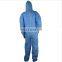 Cheap Disposable Coverall non woven Microporous PP+PE film coverall type5/6 coverall