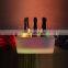 glowing ice bucket champagne ice bucket luminous PE plastic furniture led lighted ice bucket