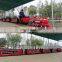 Mini steam train amusement park entertainment passenger tourist track trains for sale