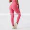 Ribbed Peach Butt Yoga Leggings Custom Invisible Pocket Tummy Control Sports Pants