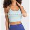 New Sexy Beauty Back Yoga Top Fitness Women Removable Pads Athletic Workout Gym Wear Sports Crop Top Bra