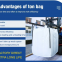 FIBC Bulk Bag Ventilated Baffle Bag Flat Bottom For Agricultural Products Jumbo Fibc Bag 1000kg