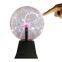 Bola de plasma de vidrio, esfera de luz de rayos, lámpara para fiestas, bola mágica, bola electrostática parpadeante