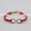 Leather Bangle Bracelet Teen Boys Girls Ladies Mens teen cheap infinity gold leather bracelets