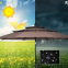 outdoor waterproof and sunshade steel new 3-layer umbrella,with tilt