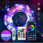Colorful outdoor decoration Christmas light belt mobile phone Bluetooth APP intelligent point control RGB atmosphere marquee light belt