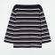 Casual version boat collar striped T-shirt dark blue/striped 2025 spring new product
