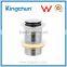 Watermark Western Style Basin Waste Chrome Polished Sink Drain Pop Up without Overflow(K281)