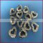 10mm Wearing Parts Half Rhinestones Slide Heart Charm Wholesale