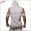 High quality blank pullover zip up gym tank top custom sleeveless hoodies singlet for men                        
                                                                                Supplier's Choice