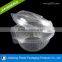 clear plastic salad bowl with lids