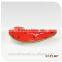 wholesale hotel use porcelian red dinner plate