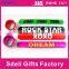 custom silicone slap wrap bracelet for schools promotional gifts