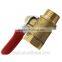 Forged full port brass ball valve with lever handle